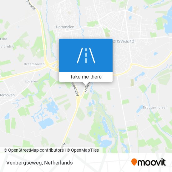 Venbergseweg map