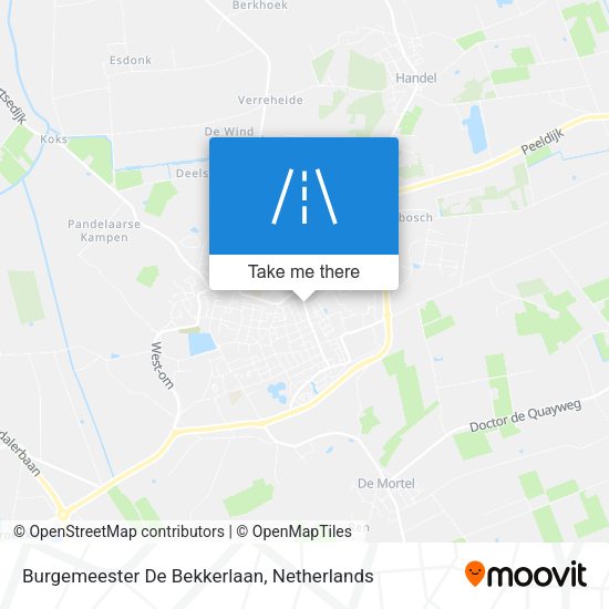 Burgemeester De Bekkerlaan map