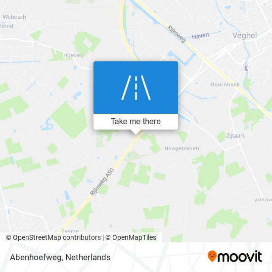 Abenhoefweg map