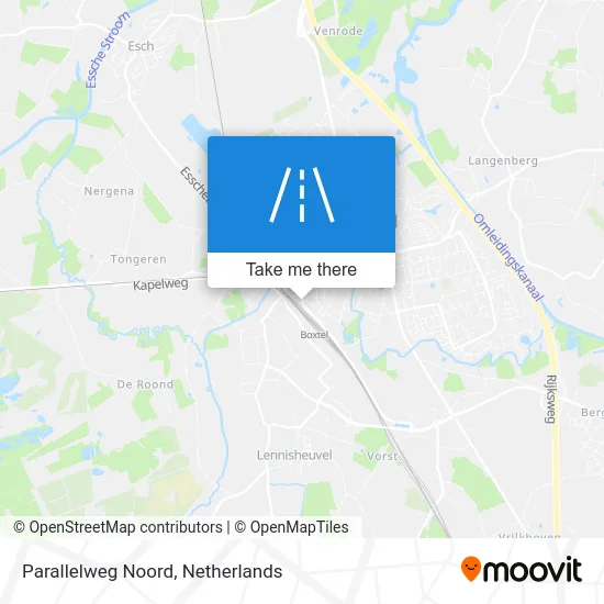Parallelweg Noord map