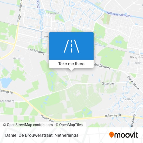 Daniel De Brouwerstraat map