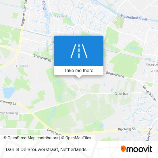 Daniel De Brouwerstraat map