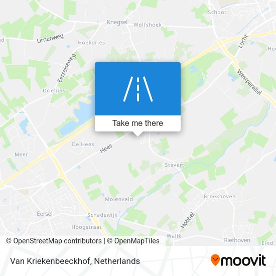 Van Kriekenbeeckhof map