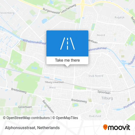 Alphonsusstraat map