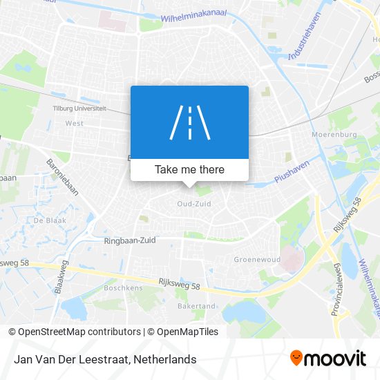 Jan Van Der Leestraat map
