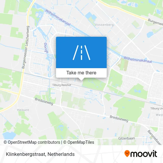 Klinkenbergstraat map