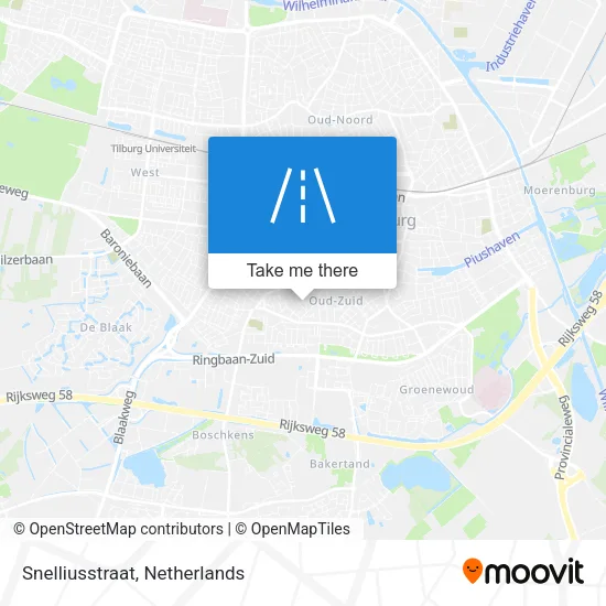 Snelliusstraat map