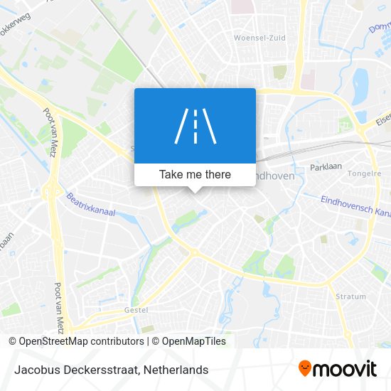 Jacobus Deckersstraat map