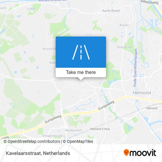 Kavelaarsstraat Karte