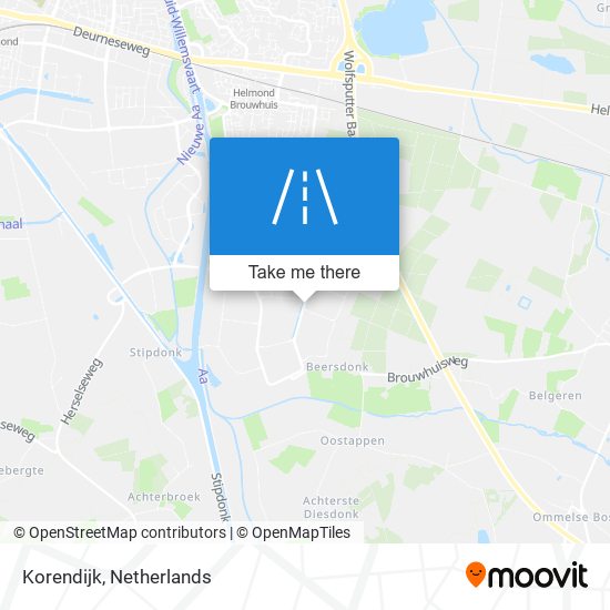 Korendijk map