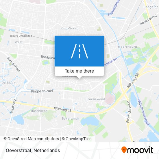 Oeverstraat map