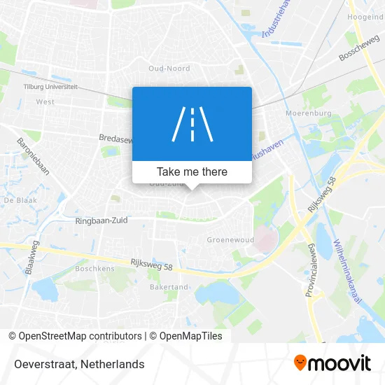 Oeverstraat map