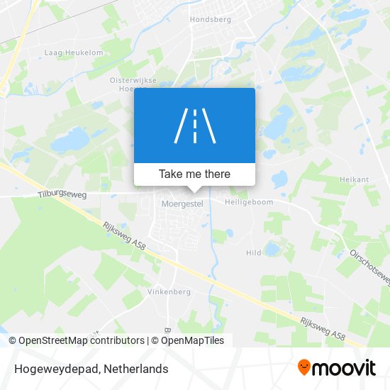 Hogeweydepad map