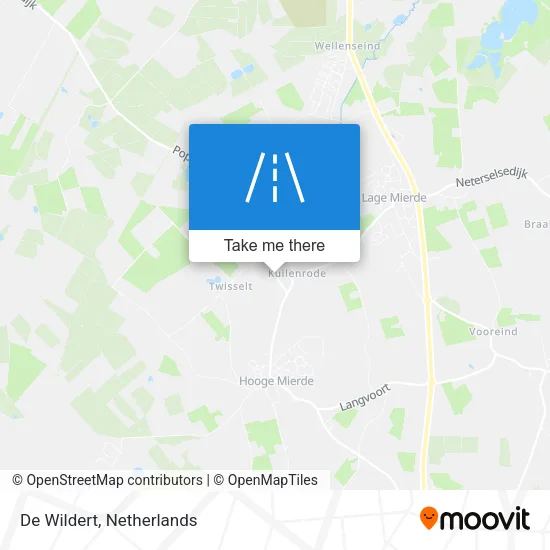De Wildert map