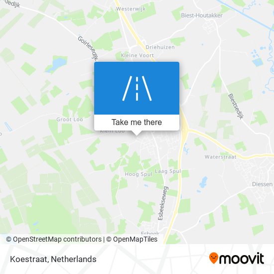 Koestraat map