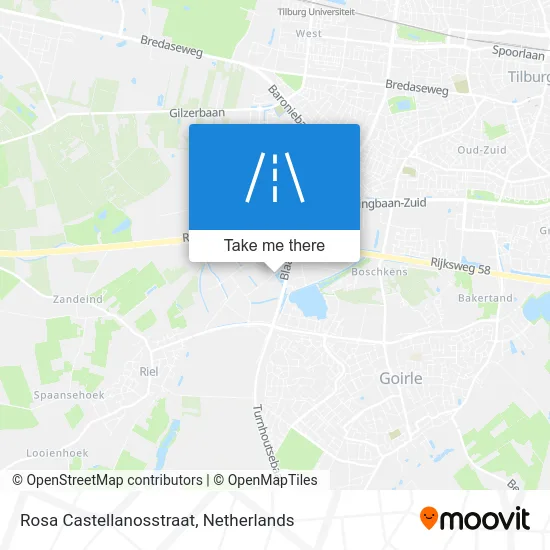 Rosa Castellanosstraat map