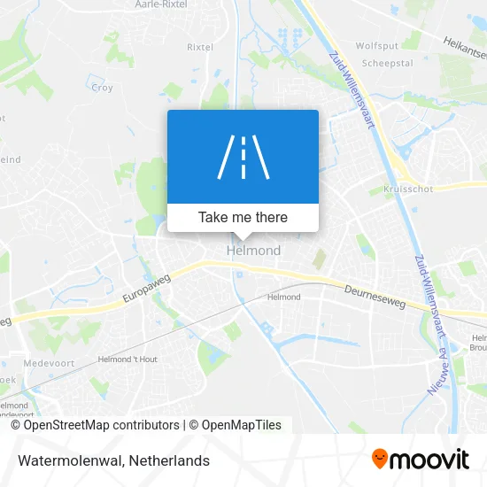 Watermolenwal map