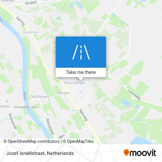 Jozef Israëlstraat map