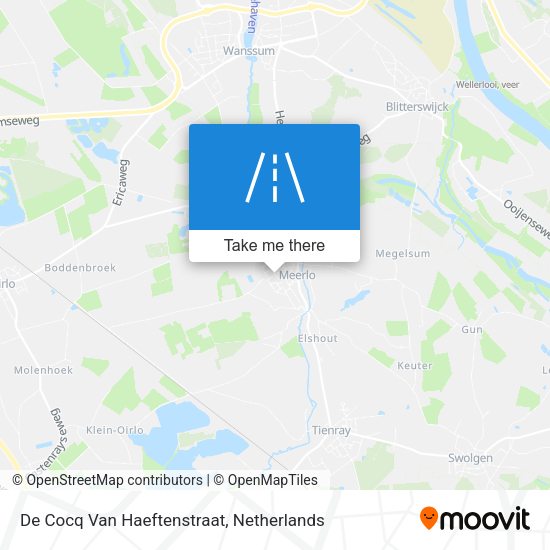 De Cocq Van Haeftenstraat map