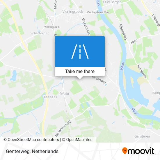 Genterweg map