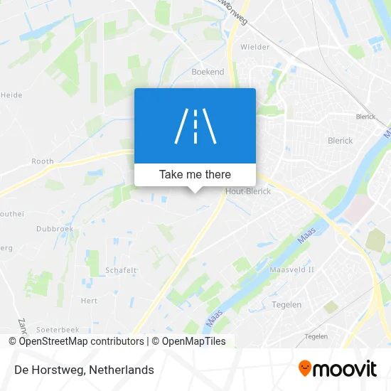 De Horstweg map