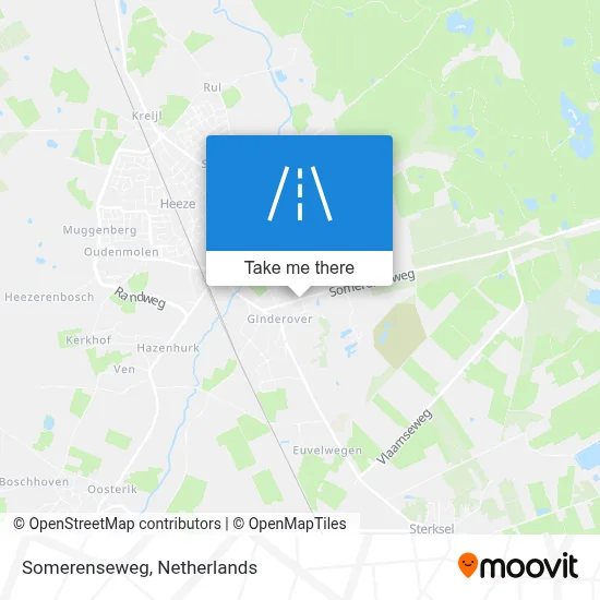 Somerenseweg map
