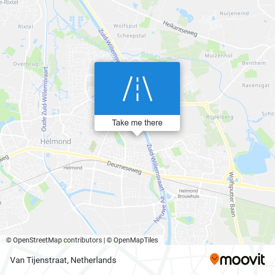 Van Tijenstraat Karte