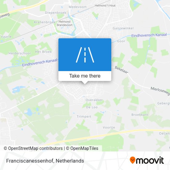 Franciscanessenhof map