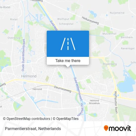 Parmentierstraat map