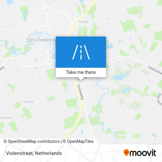 Violenstraat map