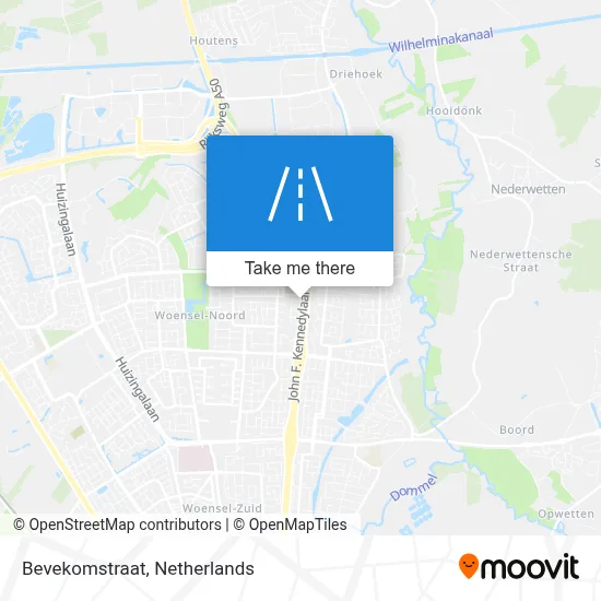 Bevekomstraat map