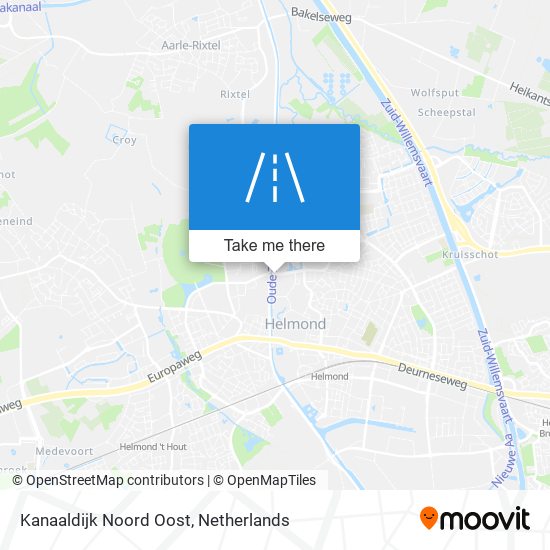 Kanaaldijk Noord Oost Karte