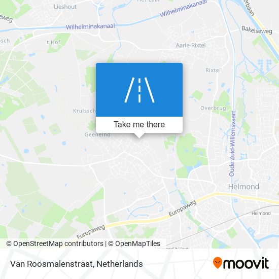 Van Roosmalenstraat map