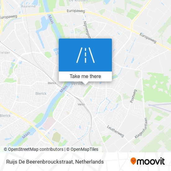 Ruijs De Beerenbrouckstraat map