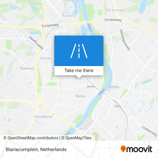 Blariacumplein map