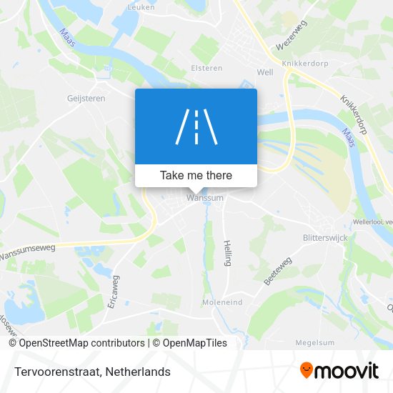 Tervoorenstraat map