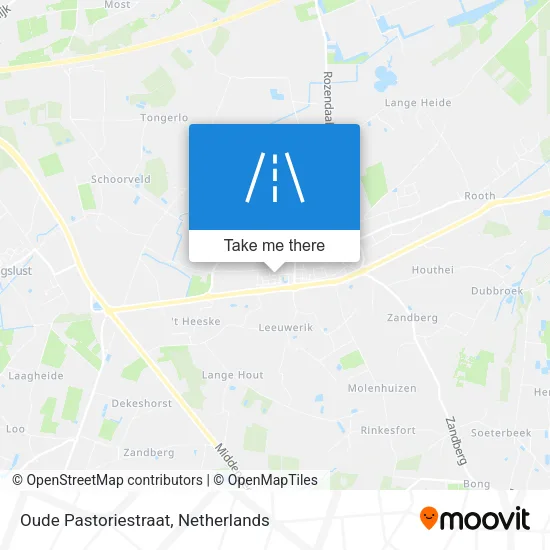 Oude Pastoriestraat map