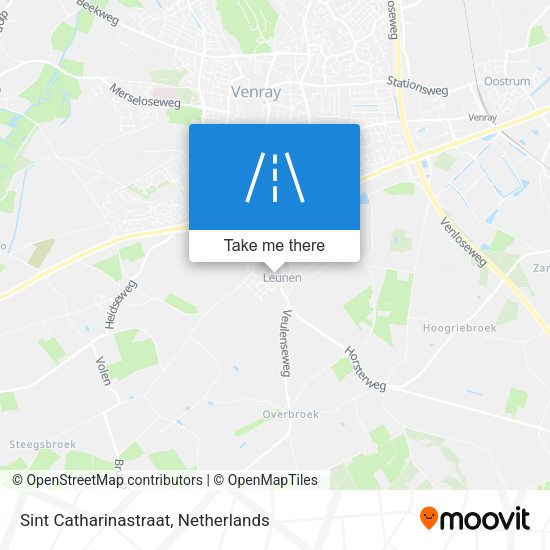 Sint Catharinastraat map