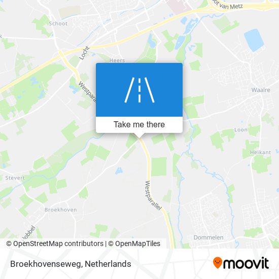 Broekhovenseweg map