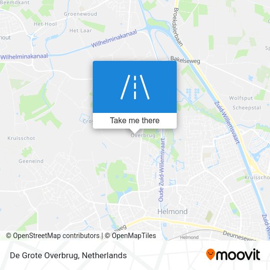 De Grote Overbrug map