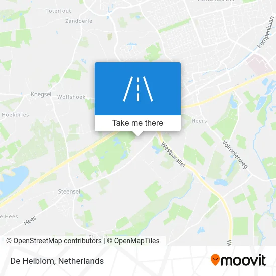 De Heiblom map
