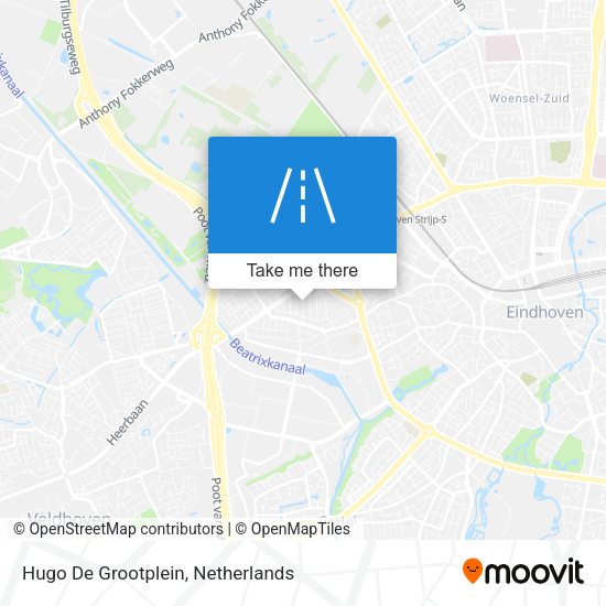 Hugo De Grootplein map