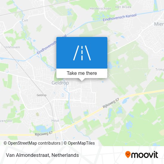 Van Almondestraat map