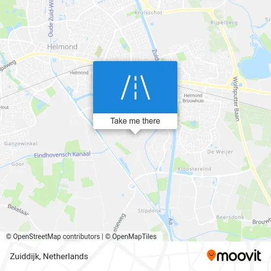 Zuiddijk map
