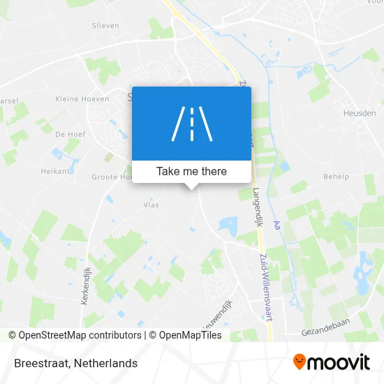 Breestraat map