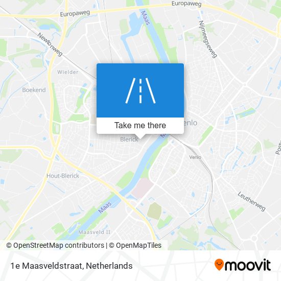 1e Maasveldstraat map