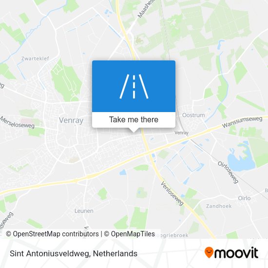 Sint Antoniusveldweg map