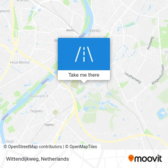 Wittendijkweg map