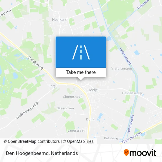 Den Hoogenbeemd map