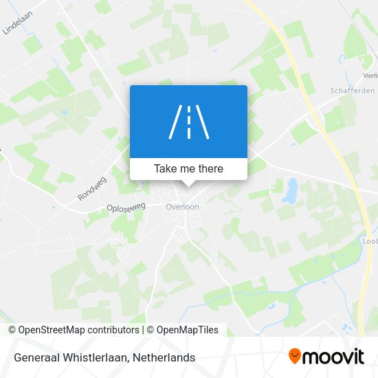 Generaal Whistlerlaan map